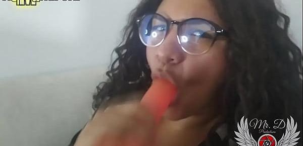  FlorMariaPron. Total masturbation with toy until orgasm with squirt
